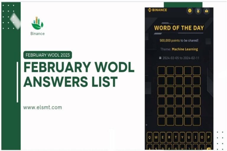 Binance Crypto WODL All Answers [ February Wodl Answers List]